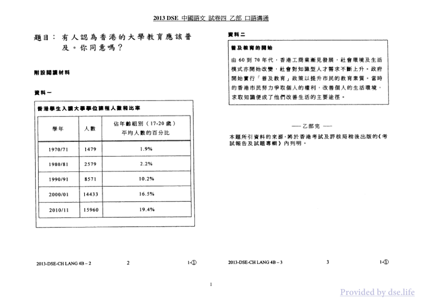真题 Paper 4