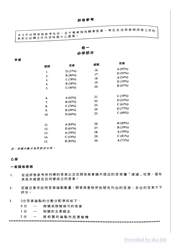 答案(中文)
