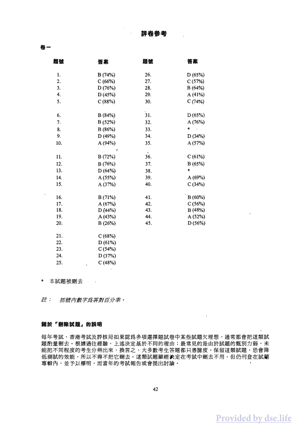 答案(中文)