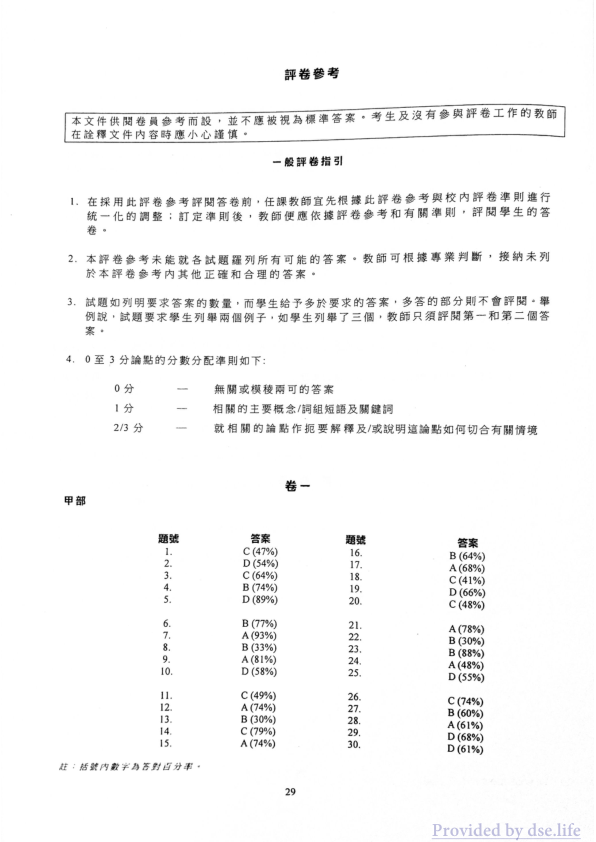 答案(中文)