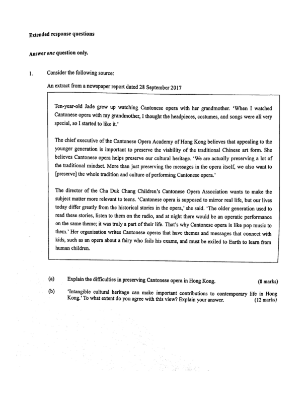 真题 Paper 2(英文)